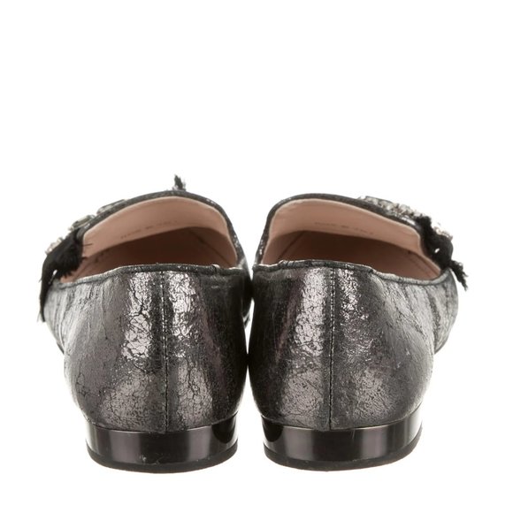 MIU MIU Bow-Embellished Loafers Size: 9 | IT 39 - Picture 4 of 4